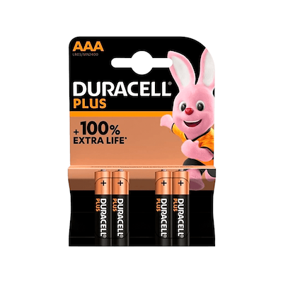 Duracell AAA batterier 4 stk. 1,5 volt