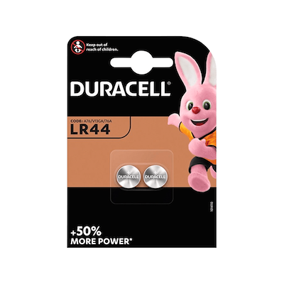 Duracell LR44 batteri 2 stk. 1,5 volt