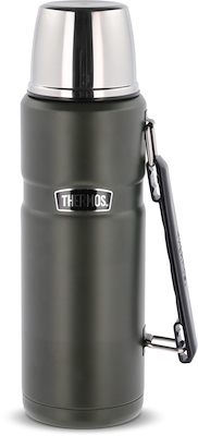 Thermos Stainless King termoflaske mørkegrøn 1,2 liter