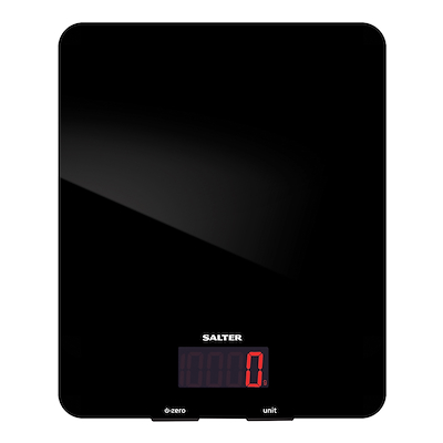 Salter køkkenvægt sort 10 kg