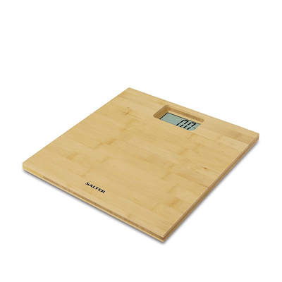Salter badevægt bambus max 150 kg