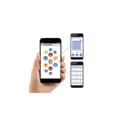 Salter elektronisk personvægt kropsanalyse tilslut til smartphone