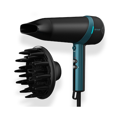 Revamp Progloss Quad Ionic hårtørrer sort 2300 watt
