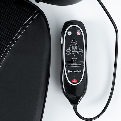 Homedics massagesæde shiatsu teknologi sort