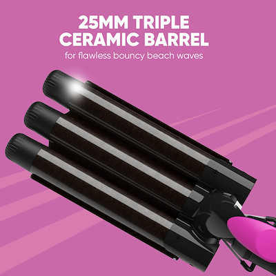 SBB Mermaid Trible Barrel Waver bølgejern 25 mm