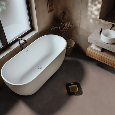 Homedics GLO Essentials badevægt sort 180 kg