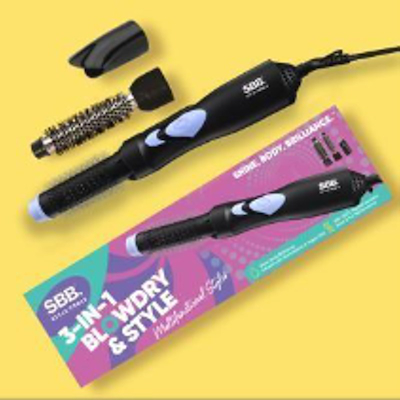 SBB 3-in-1 Blowdry & Style hårstyler 500 watt
