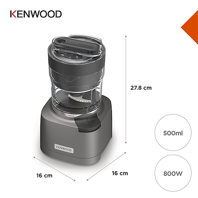 Kenwood minihakker/kværn 500 ml antracit