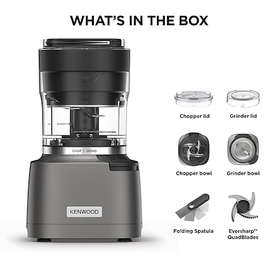 Kenwood minihakker/kværn 500 ml antracit