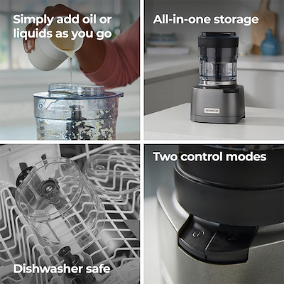 Kenwood minihakker/kværn 500 ml antracit