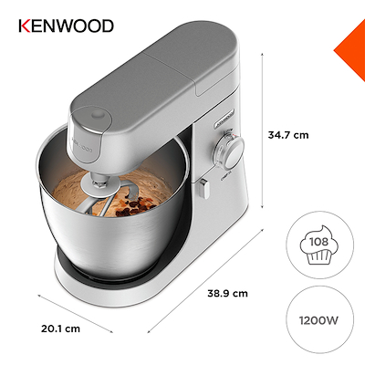 Kenwood KVL4100S Chef XL køkkenmaskine stål 6,7 liter