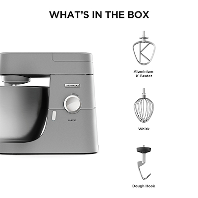 Kenwood KVL4100S Chef XL køkkenmaskine stål 6,7 liter