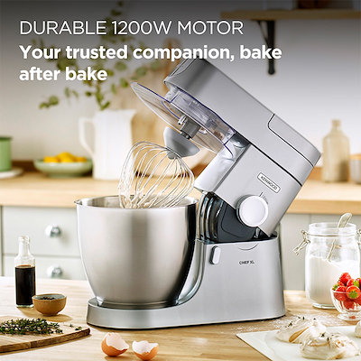 Kenwood KVL4100S Chef XL køkkenmaskine stål 6,7 liter