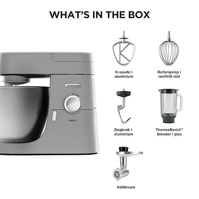Kenwood Chef Xl Kvl4170s køkkenmaskine 6,7 liter