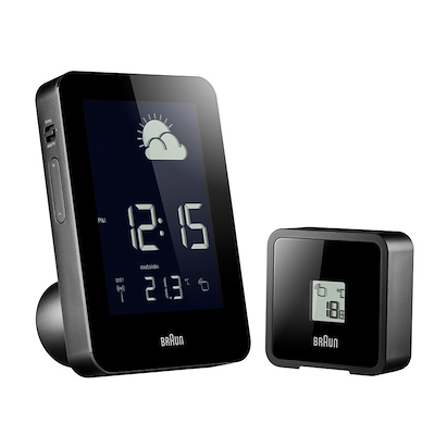 Braun BNC013BKBKRC vejrstation sort