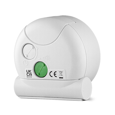 Braun Classic BC01W vækkeur hvid H 6,9 cm