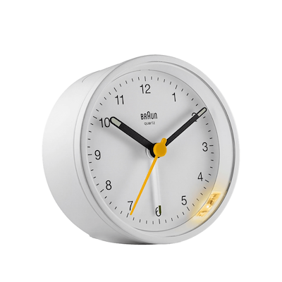 Braun Classic BC12W vækkeur hvid H 7,5 cm