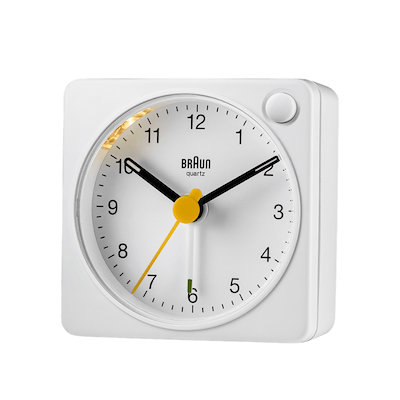 Braun Classic BC02XW vækkeur hvid H 5,7 cm