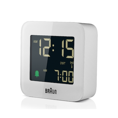 Braun Classic BC08W vækkeur hvid H 5,75 cm