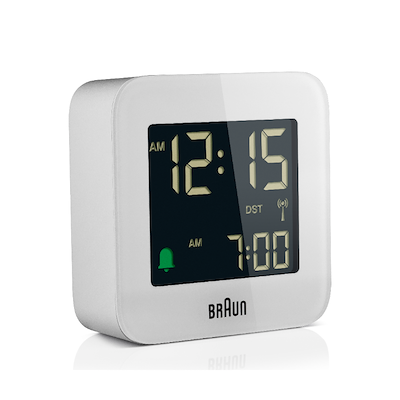 Braun Classic BC08W vækkeur hvid H 5,75 cm