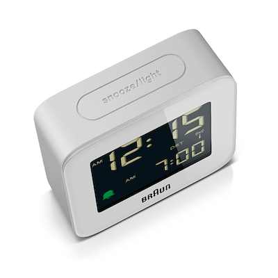 Braun Classic BC08W vækkeur hvid H 5,75 cm