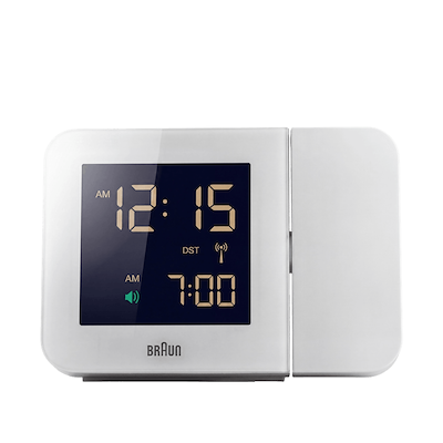 Braun Classic BC15W vækkeur hvid H 9 cm