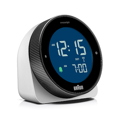Braun BC24W vækkeur hvid H 8 cm