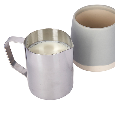 KitchenCraft mælkeskummer kande stål 350 ml