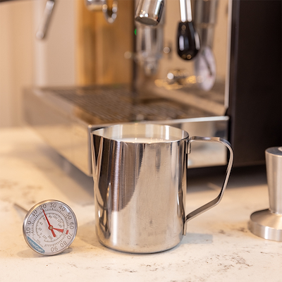 KitchenCraft mælkeskummer kande stål 350 ml