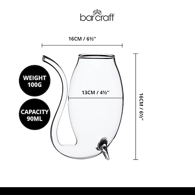 BarCraft portvins sippere 90 ml 4 stk.
