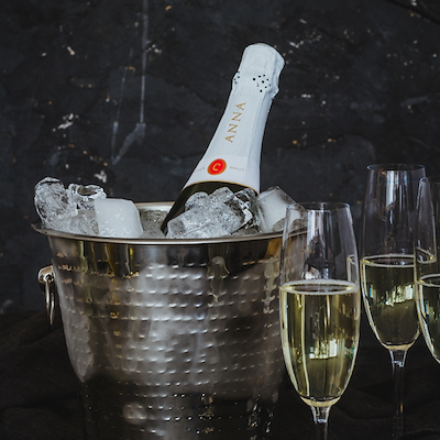 BarCraft champagne spand stål H21 cm