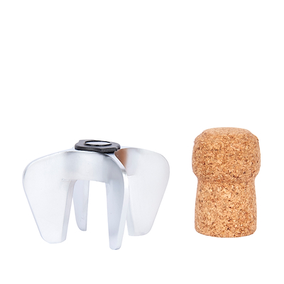 BarCraft champagneåbner rustfrit stål