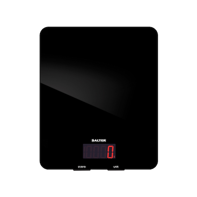 Salter Køkkenvægt sort 10 kg