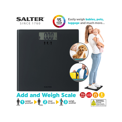 Salter Add & Weigh personvægt 