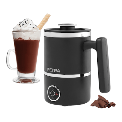 Petra mælkeskummer og chokoladesmelter mat sort 400 watt
