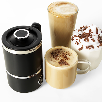 Petra mælkeskummer og chokoladesmelter mat sort 400 watt