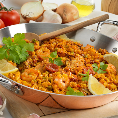 Samuel Groves Copper Induction paellapande kobber Ø 30 cm