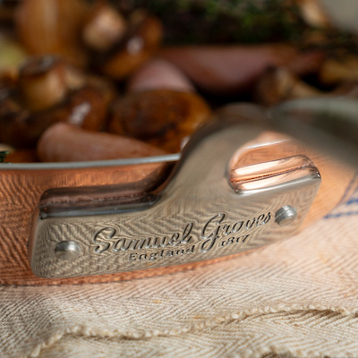 Samuel Groves Copper Induction stegepande kobber Ø 20 cm