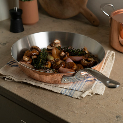 Samuel Groves Copper Induction stegepande kobber Ø 28 cm