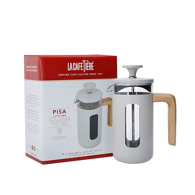 LaCafetiére Pisa stempelkande latte 350 ml