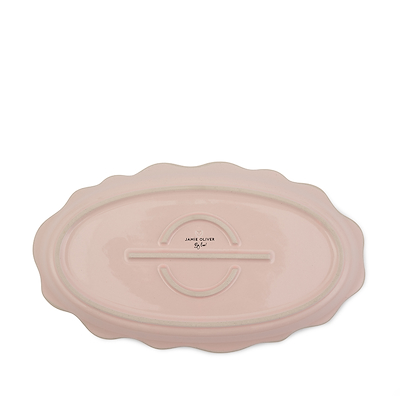 Jamie Oliver Big Love serveringsfad lyserød 35x20x2 cm