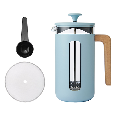 LaCafetiére Pisa stempelkande himmelblå 1 liter