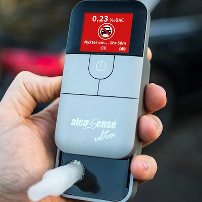 AlcoSense Ultra alkometer grå