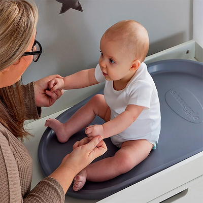 Shnuggle Squishy pusleunderlag grå