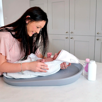 Shnuggle Squishy pusleunderlag grå