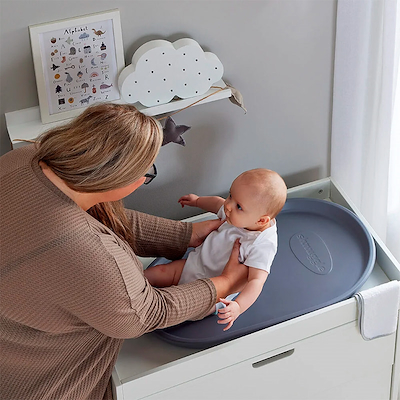 Shnuggle Squishy pusleunderlag grå