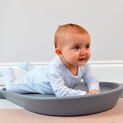 Shnuggle Squishy pusleunderlag grå