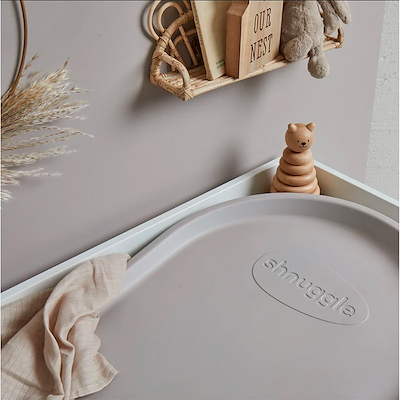 Shnuggle Squishy pusleunderlag taupe