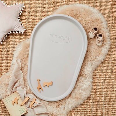 Shnuggle Squishy pusleunderlag taupe