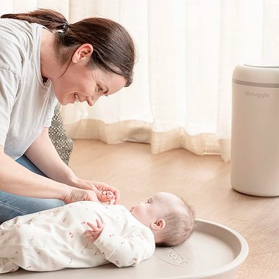 Shnuggle Squishy pusleunderlag taupe